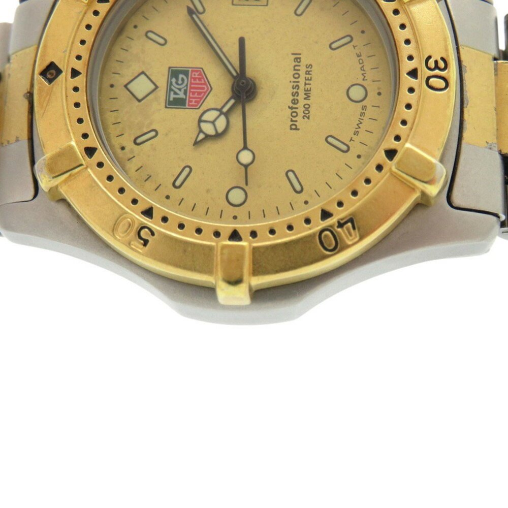 TAG Heuer 964.013F Stainless Steel Gold Quartz Watch 1044TAG HEUER - Picture 10 of 10